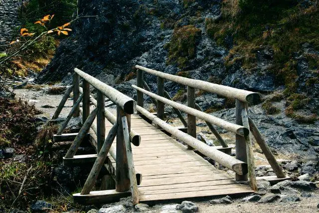 גשר יפה בזאקופנה - Mostek na Krupówkach