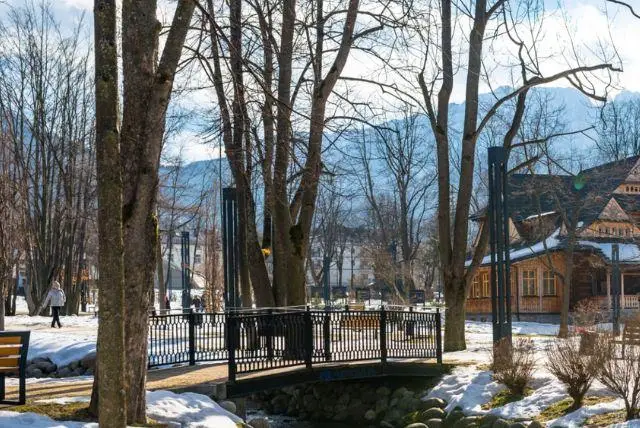 גשר יפה בזאקופנה - Mostek na Krupówkach