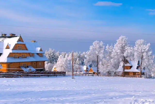 העיירה Chocholow (צ׳וצ׳ולו) ליד זאקופנה credit to getyourguide.com
