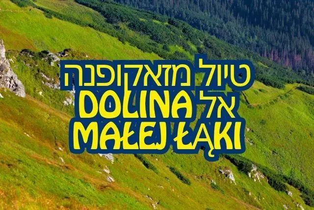 טיול מזאקופנה אל Dolina Małej Łąki