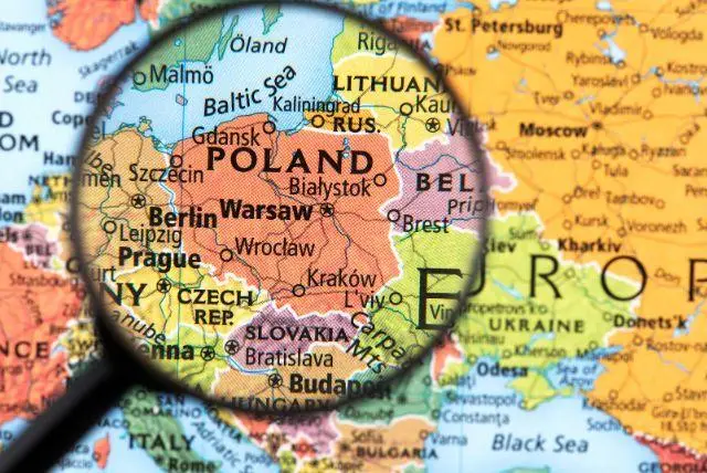 זקופנה מפה - התמצאות במרחב של העיירה זאקופנה